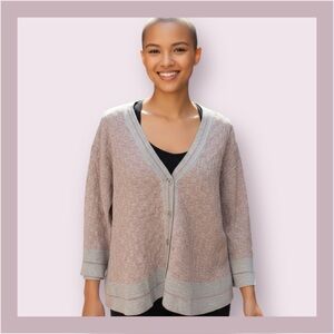 MYF Fausta Santi V-Neck Button Front Cardigan